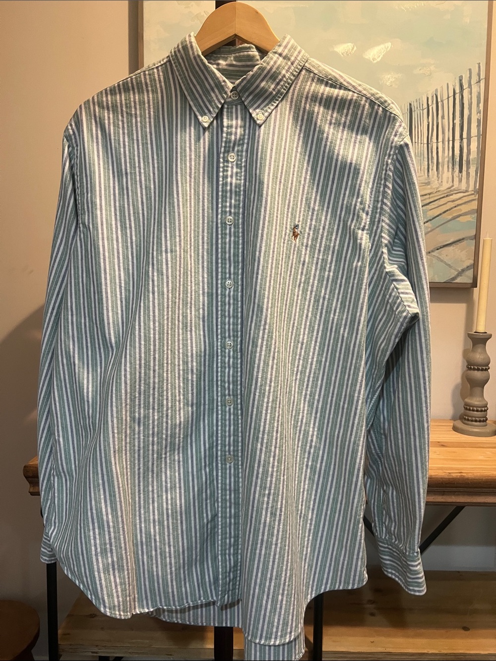 Polo by Ralph LaurenStriped Button-Down Shirt see measurements and tag in pics